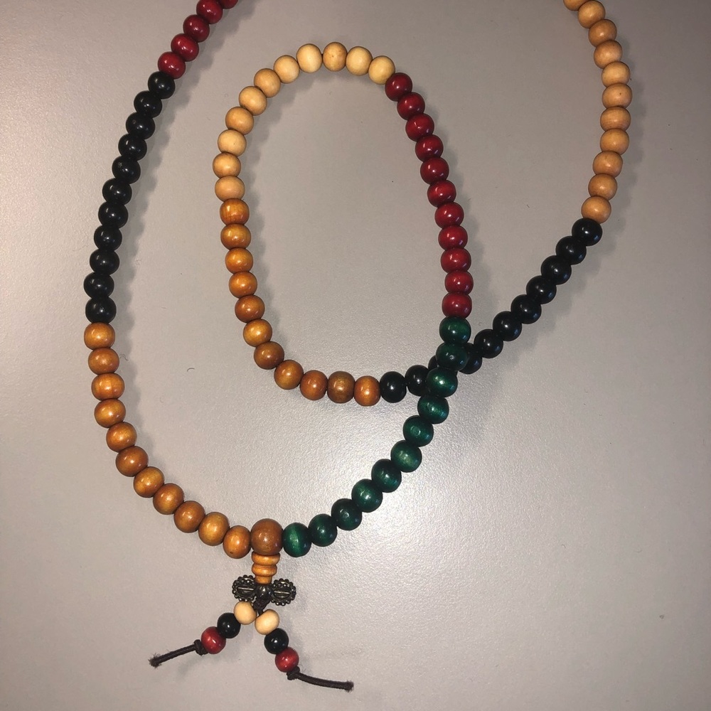 Wood Beaded Necklace